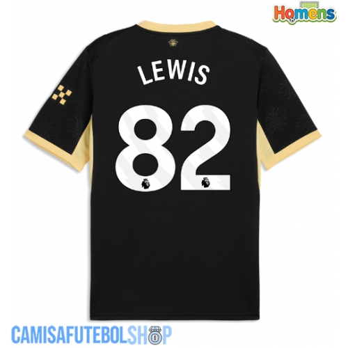 Camisa de time de futebol Manchester City Rico Lewis #82 Replicas 2º Equipamento 2026-27 Manga Curta
